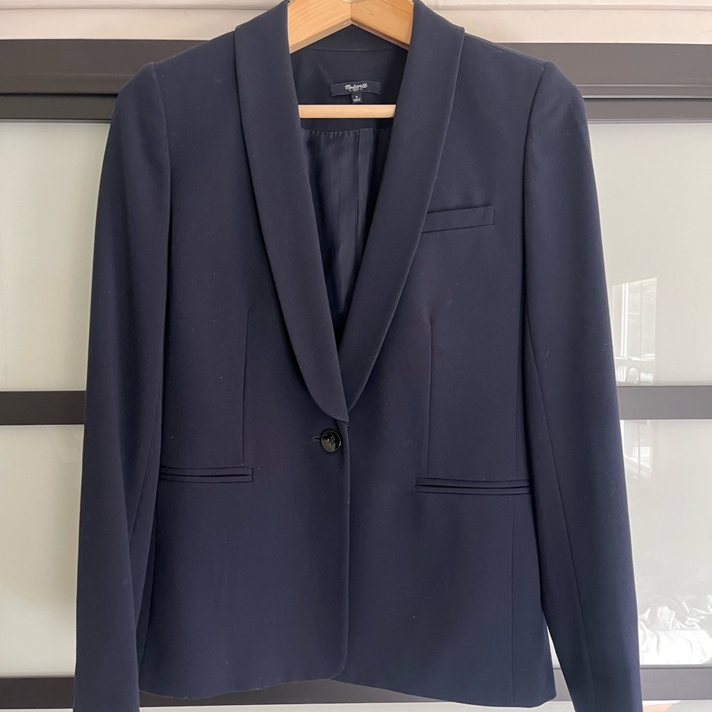 Madewell Navy Blue Blazer Size 4 - Like New